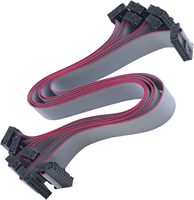 SHENZHENTP 2.54DC Pitch 16pin F/F IDC connettore scheda madre cavo a nastro piatto lunghezza 80cm