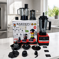 En stock, Blender Bardefu 8 en 1, 9500W, 4L, multifonction, boîtier en acier inoxydable, robot culinaire, mixeur électrique pour la maison