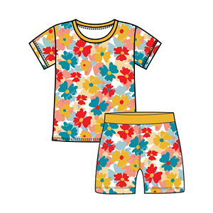 Atacado 95% Bambu + 5% spandex Pijamas Criança Vestuário Personalizado Impresso Logo Meninas Vestidos Recém-nascidos Zipper Bamboo Romper - Product Image 6