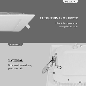 Meilleures Ventes 1800lm 120 Lampe Perles Ip33 Cote Carré Pir A Mené Le <span class=keywords><strong>Voyant</strong></span> Mince De Panneau - Product Image 4