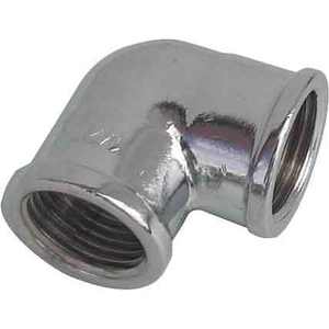 Codo hembra/hembra 1/2X1/2 Herramienta de torneado de latón cromado - Product Image 1