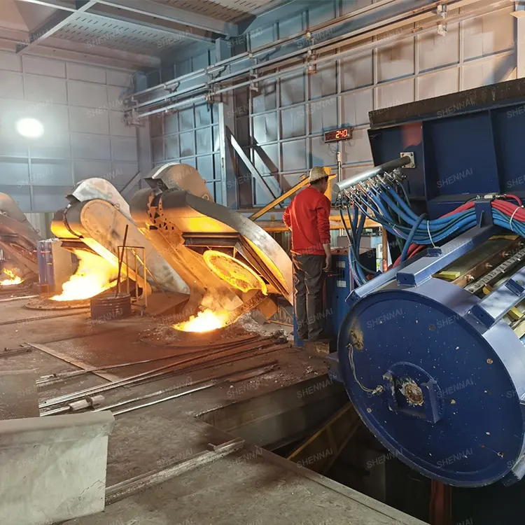 500kg iron melting induction furnace
