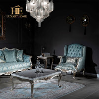 Nouveauté, fauteuils de salon de style français, chaises classiques de luxe en bois massif, fauteuil d'appoint