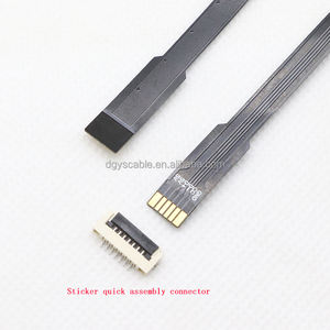 カスタム<span class=keywords><strong>FPC</strong></span>ソフトローケーブルPD急速充電ワイヤレス充電バッククリップケーブルTYPE.CオスエルボーTO 5PINゴールドフィンガー<span class=keywords><strong>FPC</strong></span>ケーブル - Product Image 2