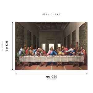 Reproducción Antigua Hecha a Mano de 60*90cm de la Última Cena de <span class=keywords><strong>Da</strong></span> <span class=keywords><strong>Vinci</strong></span>, Pintura al Óleo sobre Lienzo - Product Image 4