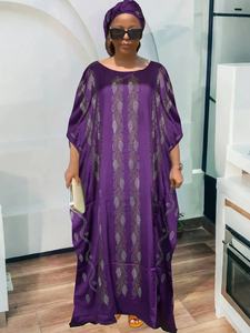 Nouvelle robe africaine pour femmes 2025 <span class=keywords><strong>Bazin</strong></span> ample grande taille robe africaine <span class=keywords><strong>Boubou</strong></span> Ayaba Dubai Sequin africain Ankara Dashiki longue robe - Product Image 3