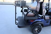 Carrito de Golf Todoterreno Inteligente para 4 Personas, Color Azul, Accesorios Opcionales para Campos de Golf, Resorts, Hoteles y Villas