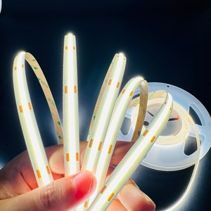 COB LED şerit işıklar yüksek yoğunluklu esnek 2700K-20000K diyot lineer kısılabilir <span class=keywords><strong>12V</strong></span> 24V 110V ev dekorasyon bakır gövde ile - Product Image 3