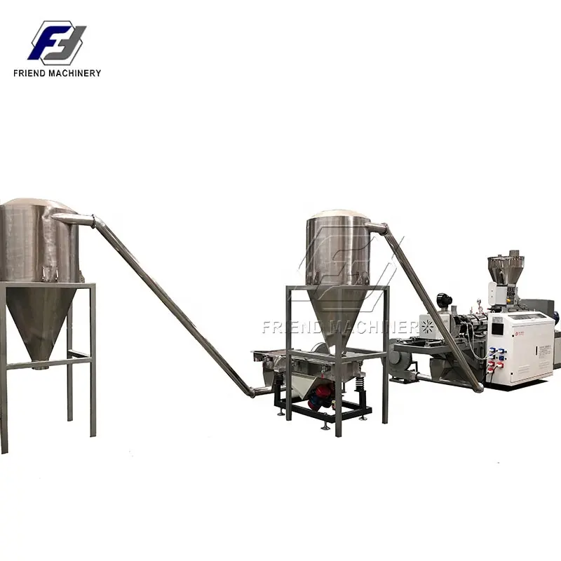 CE Chất Lượng Cao Nhựa PVC Hợp Chất/Bột Granulator Máy