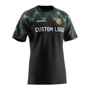 Odm Sublimation Muscle Bodybuilding Dry-Fit Crewneck T-shirt athlétique personnalisé pour hommes Mexico Jersey Pro Rugby Shirt - Product Image 3