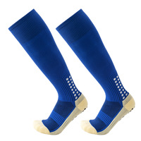 Chaussettes de football épaisses antidérapantes pour adultes, noires, pour le baseball, chaussettes de sport personnalisées en coton tricoté, hauteur genou, pour le printemps