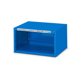 Fami Flexa Series Empty <b>Drawer</b> Cabinet 717x600x400 Mm Green Ral6011 <b>Tool</b> Storage - Product Image 3
