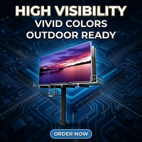 Outdoor P10 1/2s SMD LED-Display Festinstallation Wasserdichtes 960x960mm Gehäuse Großformatige LED-Wand