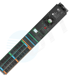 PDU de rack hautement intelligent OIT avec écran LCD, unité de distribution d'alimentation triphasée mesurée et commutée, prises C13/C19, centre de données - Product Image 1