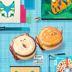 Mini tascabile creativo cartone animato Kawaii Squishy nota adesiva con anello accessorio Must Have per bambini della scuola - Product Image 1