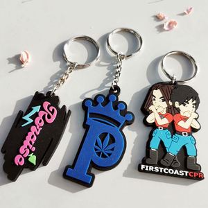Custom Design Keychain Soft 2D Rubber PVC Key Chain - Product Image 6