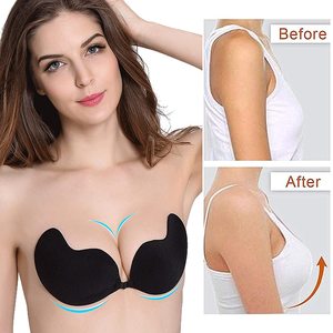 <span class=keywords><strong>Mango</strong></span> autoadhesivo espalda descubierta elevación <span class=keywords><strong>mujer</strong></span> correr <span class=keywords><strong>ropa</strong></span> <span class=keywords><strong>interior</strong></span> Yoga deportes sujetadores mujeres Invisible sin tirantes silicona Push up sujetador - Product Image 4