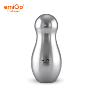 Botella de Acero Inoxidable de Doble Pared con Aislamiento EmiGo de 355 ml (12 fl.oz), Diseño Ergonómico, Botella de Viaje BowlingSip - Product Image 1