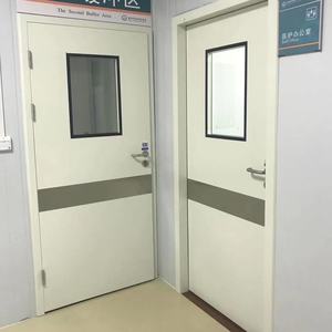 Portes de salle d'opération manuelles en acier inoxydable ignifuge très appréciées pour les établissements de santé - Product Image 2