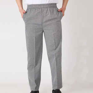 Pantaloni <span class=keywords><strong>da</strong></span> <span class=keywords><strong>Chef</strong></span> HZO-22006 per <span class=keywords><strong>Uomo</strong></span>, Uniforme <span class=keywords><strong>da</strong></span> Cucina per Ristorante, Pantaloni <span class=keywords><strong>da</strong></span> Lavoro Stampati con Vita Elastica - Product Image 5