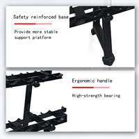 Support Commercial à Deux Niveaux pour Haltères – Rangement de Poids Libres pour Salle de Sport – Équipement Sportif – Présentoir à Haltères à Deux Niveaux – Accessoires de Fitness