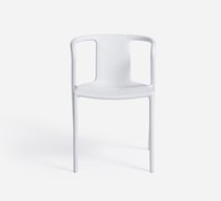 Chaise de café de style moderne ensemble de chaises de salle à manger en plastique 6 chaises empilables pour l'entrée de l'appartement à la maison ou la décoration de café de bar à la maison