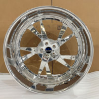 Jantes forgées RCSR Polished Deep Lip 20 22 24 26 pouces 6x139.7 5x114.3 5x120 pour Dodge Charger Challenger
