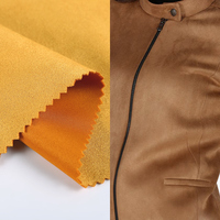 Nouveau tissu doux à prix réduit pour toutes les saisons, en maille de faux scuba suédé, personnalisable en poids, pour vêtements