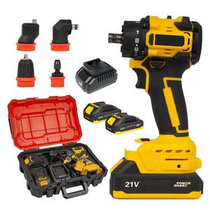 N in 1 kit di attrezzi a batteria Set combinato di utensili elettrici multifunzionali seghetto alternativo smerigliatrice angolare di potenza sega a catena trapani a batteria con scatola - Product Image 4