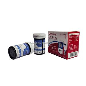 แผ่นทดสอบน้ำตาลในเลือด ราคา คุณภาพ ปลอดภัย Accu2 <span class=keywords><strong>Sinocare</strong></span> - Product Image 6