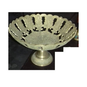 Bol de fruits décoratif en laiton de style indien, ustensile à main en métal décoratif, pour les fruits, bon marché - Product Image 6