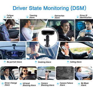 Système d'alarme de fatigue pour conducteur de camion AlwayCare de qualité industrielle avec détection vocale de somnolence et de distraction DSM pour bus - Product Image 3