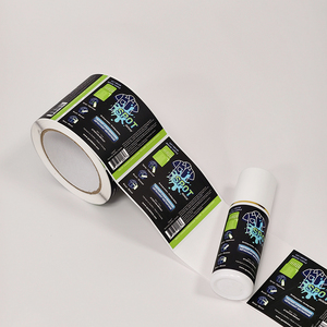 Custom Booklet Label Peel and Read <b>Sticker</b> Multi Page Folding for Pharmaceutical Drug Instruction Leaflet Bottle Printing - Product Image 5