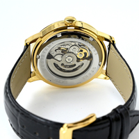 Montre pour homme avec cadran gravé en 3D, design innovant et unique, lumineuse, étanche, entièrement automatique, mécanique