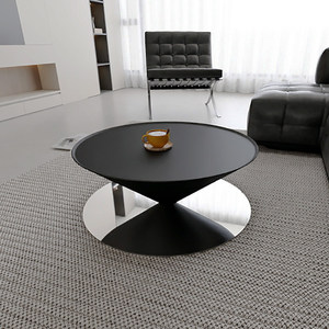<span class=keywords><strong>Table</strong></span> <span class=keywords><strong>basse</strong></span> italienne avant-gardiste en forme de soucoupe volante, <span class=keywords><strong>table</strong></span> <span class=keywords><strong>basse</strong></span> minimaliste moderne, élégance du salon, design métallique exceptionnel - Product Image 1