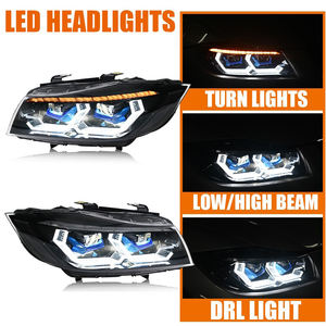 Accesorios para Automóviles, Faros Delanteros LED para <span class=keywords><strong>BMW</strong></span> Serie 3 E90 E91 2005-2012, Luces Delanteras <span class=keywords><strong>320i</strong></span> 330i 328i, Lente de Proyector LED DRL - Product Image 3