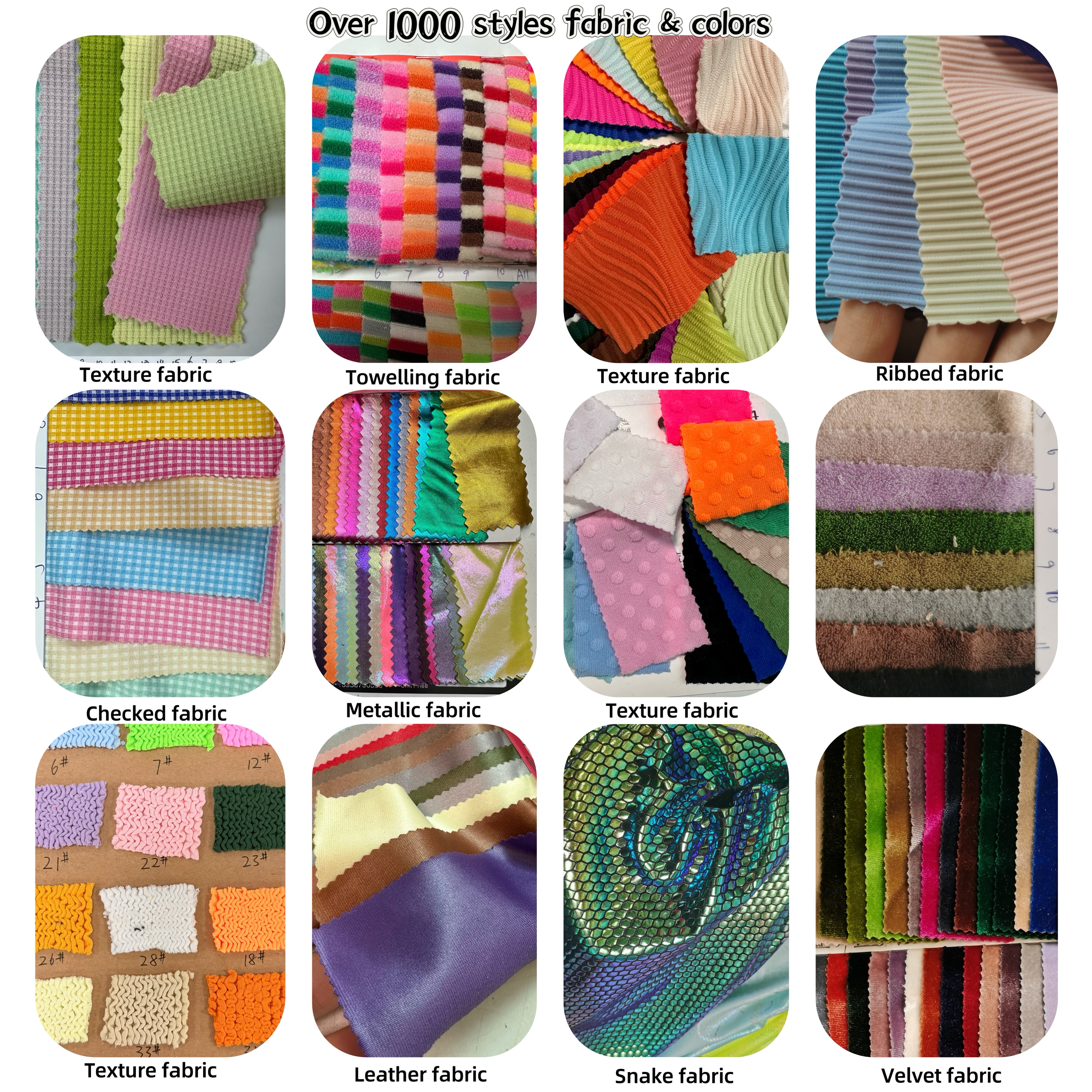 More fabrics for swimwears