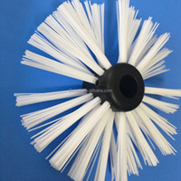 Brosse de nettoyage industrielle en fibres synthétiques TDF Premium avec revêtement Picote, personnalisation OEM, trous de 6 cm de diamètre pour le nettoyage des canalisations d'égouts