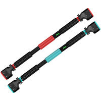 TOPTONS Marco de puerta horizontal de acero de alta calidad Barra extraíble Gimnasio Ejercicio en casa Equipo de fitness