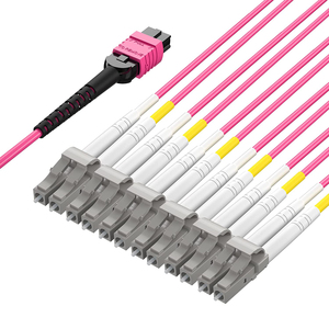 <span class=keywords><strong>MPO</strong></span> To LC 8 Lõi 12 Lõi OM4 Uniboot LC Duplex Multimode Fanout MTP <span class=keywords><strong>MPO</strong></span> Cáp Nối Cáp Quang Cho Bộ Thu Phát QSFP - Product Image 4