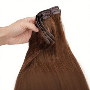 Extensiones de Cabello Humano Remy Brasileño 11A, Suaves y Sedosas, Doble Trama, con Clip, Agarre Ajustable y Seguro, Tejido Doble a Máquina - Product Image 5
