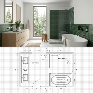 ISO Maßgeschneidertes Ganzhausdesign Minimalistischer Luxus für Luxusresidenzen OEM ODM Anpassung Pavone Grafikdesign für Wohnzimmer - Product Image 6