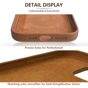 2025เคสโทรศัพท์หนังวัวแท้ป้องกันการตกกระแท็บสำหรับ iPhone 17 16 PRO MAX - Product Image 2