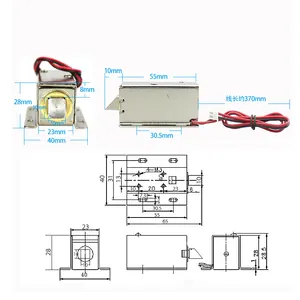डीसी 12 V मिनी छोटे Solenoid विद्युत चुम्बकीय बिजली ताला कुंडी नियंत्रण कैबिनेट दराज ताला के लिए DIY परियोजना