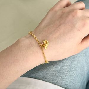 Dylam Unique Exclusive Design 18K Gold Plated S925 <b>Silver</b> 5A Zirconia Flower Pendant <b>Bangles</b> & <b>Bracelets</b> Jewelry <b>Bracelet</b> - Product Image 4