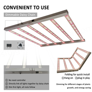 720W Dimmable dẫn phát triển ánh sáng UV IR thanh có thể gập lại 5x4 IP65 nhôm cơ thể cho nhà máy trong nhà nở miễn phí vận chuyển - Product Image 4