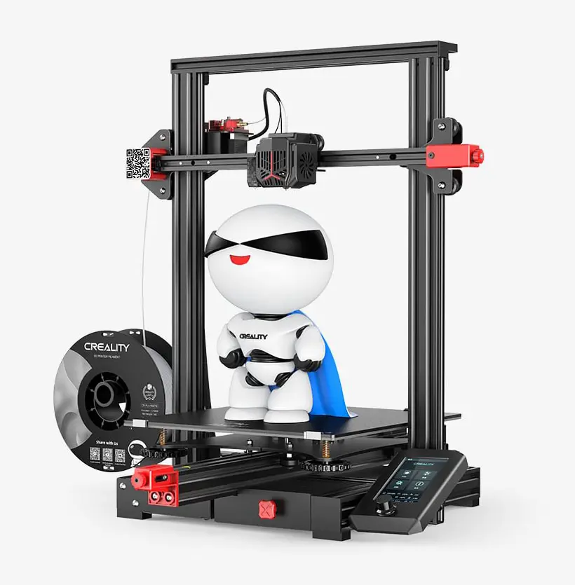 Creality Impressora 3D FDM para Medicina e Educação Desktop de alta precisão de tamanho grande impressora 3D silenciosa Ender 3 max Neo