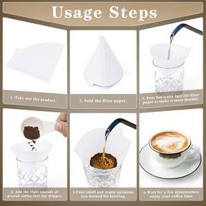 Filtros de Café de Fibra Natural al por Mayor para una Preparación Sostenible, para Amantes del Ecológico - Product Image 6