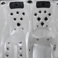 Piscine extérieure autoportante Massage bain à remous Spa Jet d'air Whirlpool Massage Spa baignoire acrylique pour 3 adultes