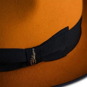 Wool Felt Fedora <b>Hat</b> Black <b>Band</b> Unisex Adult Adjustable Four Season Formal Casual Travel <b>Hat</b> - Product Image 3